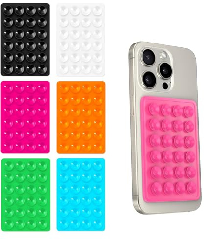 SURALIN Custodie per Telefono in Silicone, Supporto con Ventosa e Autoadesivo A Mani Libere