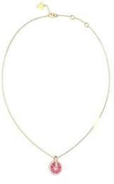 GUESS Love JUBN04077JWYGFCT/U Collier Pour Femme en Acier inoxydable, sans Pierre précieuse dorée, Unitalla, Acier inoxydable, Sans Pierre précieuse