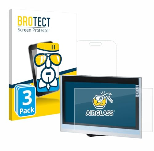 brotect Pellicola Protettiva Vetro per Siemens Simatic HMI TP1900 Comfort Protezione Schermo (3 Pezzi) [Durezza Estrema 9H, Chiaro]