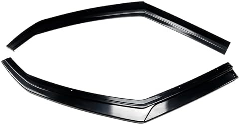 Delantero Spoiler para VW para Polo 6R 6C 2009-2017 Parachoques Delantero del Coche Labio Divisor difusor Cuerpo Kit alerón Protector de Parachoques Alerón Frontal