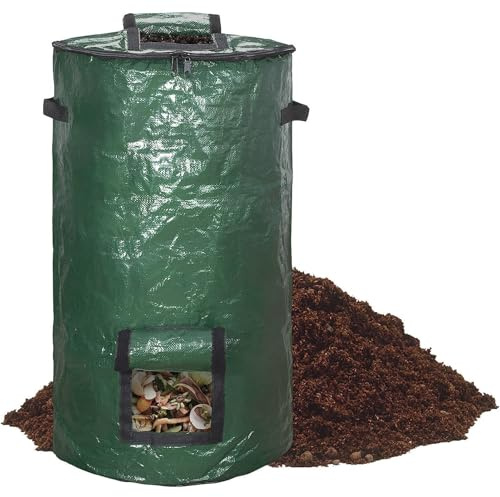 Sac poubelle à compost – Sac de compostage de grande capacité, sac poubelle robuste | Sac poubelle à compost réutilisable, sac à déchets organiques anti-fuite, sac poubelle de cuisine respectueux de