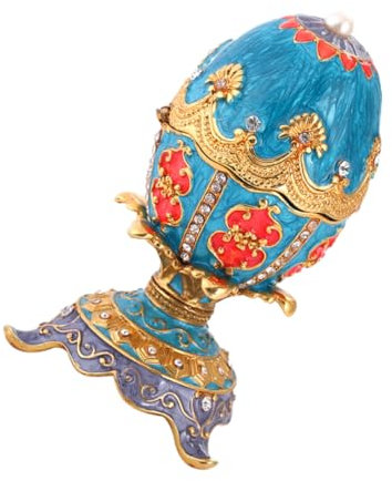 VALICLUD 1Stk Schmuckbehälter Ornament Ei Würfel Schmuckstücke Träger Schmuckkästchen easter egg decoration geschenkideen für ostern schmuckkastem jewlery box schmuckkasten Schmuckhalter