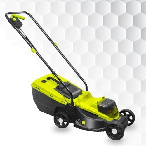 KUSOLE Tondeuse à Gazon électrique Autopropulsée, Légère, Rapide Et Efficace, Embellissement De La Pelouse, Adaptée à Une Variété De Scénarios, Tondeuse à Gazon à Poussée Manuelle, Coupe-Bordures