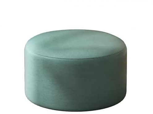 Wasserdichter tragbarer Ottoman Pouf - Kleiner Hocker für langfristiges Sitzen, nicht verformbar, ideal für Terrasse, Wohnzimmer, Schlafzimmer - Grün, 28 x 28 x 20 cm