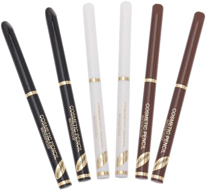 Healvian Bartfüllstift für Männer 6 Stück aus Kunststoff in One Funktion zum Bürsten und Füllen des Bartes für Bartpflege und Styling zu Hause