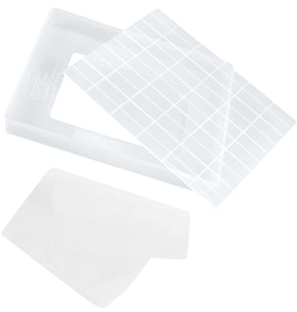 MUSISALY Ensemble 3 Pièces pour Nougat Moule Antiadhésif Transparent Tapis Silicone pour Confiseries Maison 24X18 CM