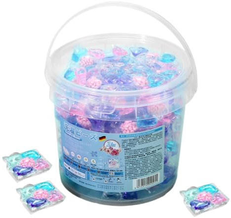 Capsules bucato 5-in 1 con perline profumate | Cialde lavaggio viaggio 70 compresse | Capsules detergenti ammorbidenti pulizia profonda | Perline lavaggio freschezza lunga durata per lenzuola e jeans