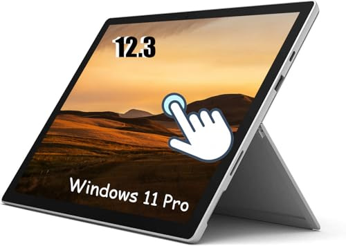Microsoft Surface Pro 7 Tablet, Touch Screen 12.3 (2736 x 1824), Intel Core i3-1005G1, 4GB RAM, 128GB SSD, Tastiera Giapponese, Windows 11 Pro (Ricondizionato)