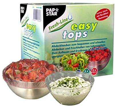 Papstar Abdeckhauben für Lebensmittel/18308 3 Größen Inh.10