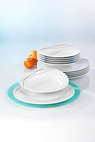 Seltmann Weiden 001.706999 Trio Tafelservice 12-TLG. T Highline