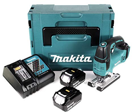 Makita DJV 182 RFJ Akku Pendelhubstichsäge 18V Brushless + 2x Akku 3,0Ah + Ladegerät + Makpac