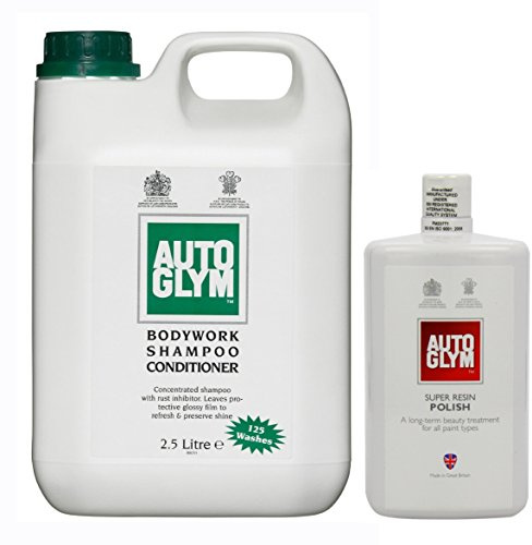 Autoglym - Champú Acondicionador de Carrocería + Autoglym - Super Resin Polish, Quita los Rasguños y Arañazos
