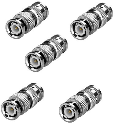 SIENOC BNC Stecker auf Stecker für CCTV Video Kameras Koaxialkabel (5 | Stück)