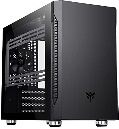 Case EVOKE BRO - New Concept Mini Tower, mATX, Mini ITX, 2xUSB3, 0.8mm, Side Panel Temp Glass