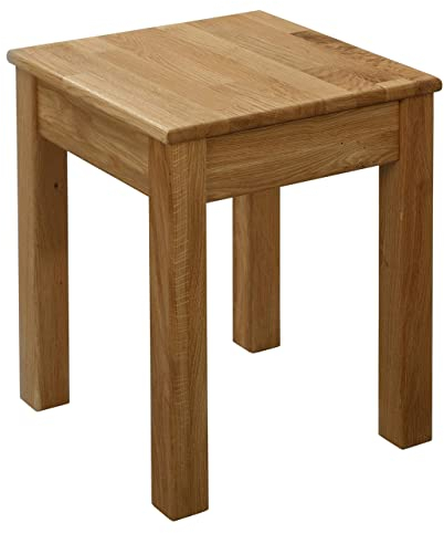Krok Wood Hocker Tomas aus Massivholz 35x35x45 cm (Eiche, 1x ohne Eingriff)