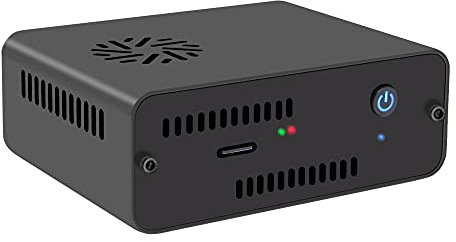 Geekworm NASPi V2.0 2.5 SATA HDD/SSD NAS Storage Kit per Raspberry Pi 4 Modello B (Non includere Pi 4 o SSD/HDD)