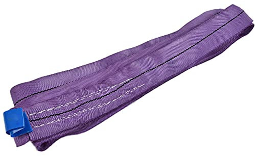 Imbracatura di sollevamento rotonda, imbracatura senza fine di carico 1T larga 55 mm leggera per lavori di costruzione di attrezzature per macchinari(6 m)
