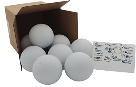 3NOSK Pelotas de lacrosse de masaje para liberación miofascial profunda específica, terapia de puntos de activación, nudos musculares, terapia de yoga, hombros, cuello, espalda, pies y cuerpo, muy