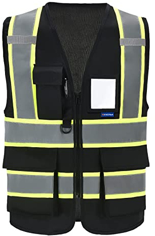 AYKRM 11 colors available safety vest black