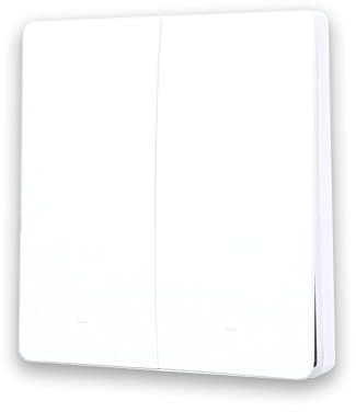 KINETIC LX-QR201W - Interruptor de pared inalámbrico para sistema de interruptor inalámbrico (2 unidades, sin cable)