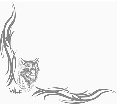 Avisa Auto Tattoo Window sticker Wolf - 46x55cm - 2-pieces Left & Right side
