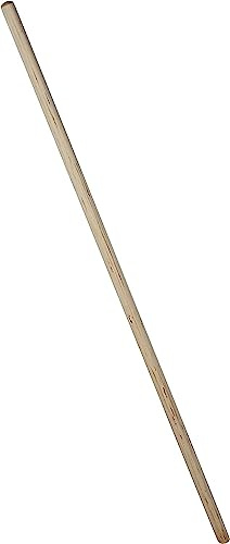 GARD N TOOL Wooden Broom Handle 48in x 1.1/8in (1.2M)