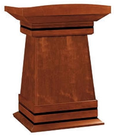 ASSICON Schräges Podium Hölzerner Podiumsständer, bodenstehende Podien, Empfangstheke mit Schublade und großer Ablagefläche, Sprech- und Vortragspodium für Büros Bodenstehendes Podium
