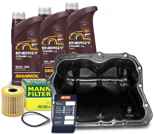 BESTPRICE ATP Inspektionspaket Filterset mit 1x MANN-FILTER Ölfilter, 1x | Kompatibel mit: SMART CABRIO, CITY-COUPE, CROSSBLADE, FORTWO Cabrio, FORTWO Cabrio, FORTWO Coupe, FORTWO Coupe, ROADSTER