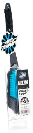 The Rag Company - ULTRA Wheel and Body Brush - Multi-Directional Soft Tip Bristles Safe for Wheels, Tires, and Body Panels on Cars, Trucks, and SUVs - Patented Design Made by Pro Detailers