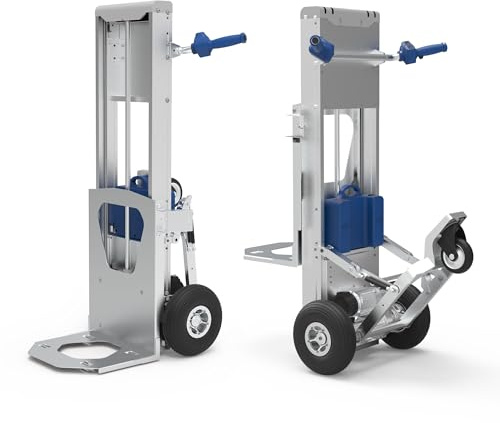 Electric Lifter Hand Truck and Motorized Hand Trucks Dolly Moving Cart - 375 lbs Capacity & 32.3 Max Lift Height of Loading(XSTO LFC170F3)
