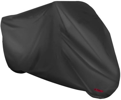 NUZAMAS Housse de protection imperméable pour moto et scooter - Pour stockage en extérieur - Avec trous de serrure - Noir - 295 x 110 x 140 cm