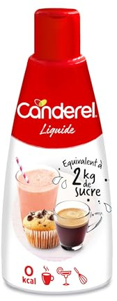 Canderel - Sucralose - Liquide - Zéro Calorie, Zéro Sucre - Édulcorant | Flacon 200ml x6