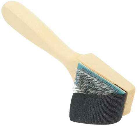 WESIEVYA Spazzola Per La Pulizia Delle Suole Delle Scarpe - Realizzata in Legno E Metallo Pulizia Senza Sforzo Per Scarpe Da Ballo