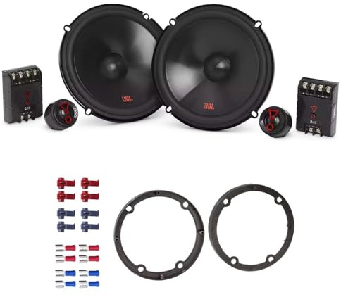 JBL Stage3 607C Lautsprecher mit Einbauset passend für Mercedes Vito 2006-2014 Türen vorne 500 Watt 165mm 2 Wege Kompo