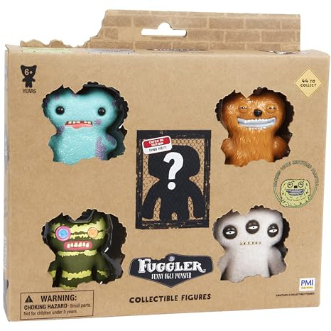 Bizak Fuggler, 5-pack figurer på 6,5 cm med samlarfigurer, 44 samlarfigurer, för pojkar och flickor +4 år (64110400-5)