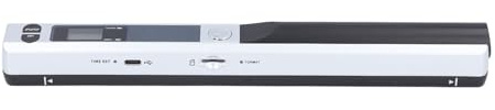 YUEHISY Portable Photo Scanner, 900DPI, PDF JPG, 32 GB Speicherkarte, Batteriebetrieben, A4 -Größe, 25,5 cm Länge, USB 2.0, Easy Setup (Silver)