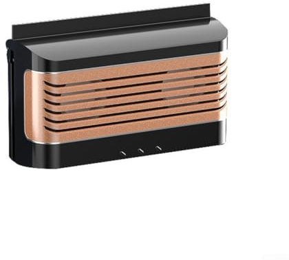 High Efficiency Solar Car Exhaust Fan to Promote Air Circulation and Reduce Heat Build Up (Black)
