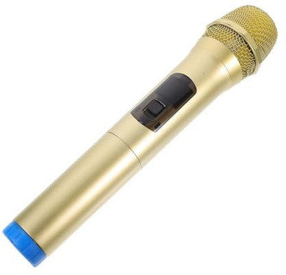 Uonlytech Faux Microphone Accessoire De Scène pour Fête Cosplay Jeu De Rôle Micro De Simulation Léger Compact