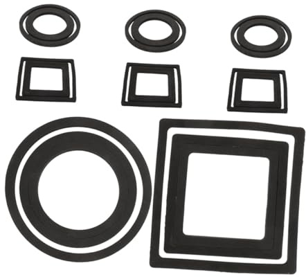 TOGEVAL Anneaux d'alimentation pour Poissons en Mousse Flottante Lot de 24 Set de et Carrées Barrière Flottante pour Plantes d'Aquarium Support Isolation Lentilles d'eau
