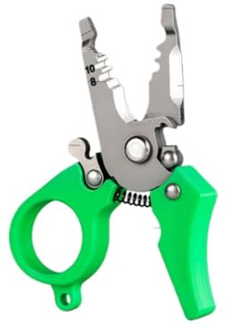 Mini Multi-Tool Wire Stripper, 12 in 1 Portable Automatic Wire Stripper, Adjustable Wiring Tools and Multifunction Hand Tool, Cable Scissors for Home Repair (1)