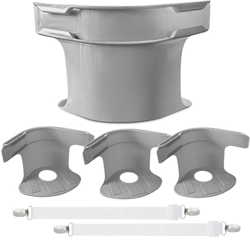 Bed Sheet Holder 6 Pack - 2 Adjustable Fitted Sheet Clips & 4 Corner BedSheet Grippers with Anti-Slip Teeth - Keep Bedding Tight, Smooth & Wrinkle-Free - Universal Fit for All Mattress Sizes