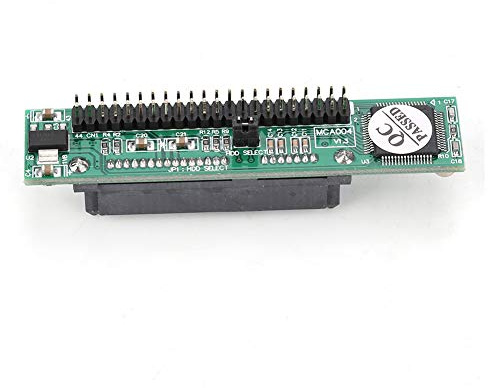Bognajin 2.5 SATA to IDE 44 - Pin Adapter Card, Hard Drive Converter for Old Motherboards, No External Power Needed, Supports Hot Swap and ATA 66/100/133 with JM20330 Chip