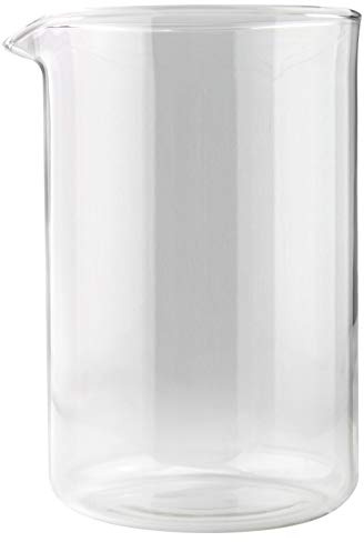 Café Ole Cup Spare Replacement Glass Beaker Suitable For Grunwerg Classic Cafe Ole Cafetieres, 6 Cup