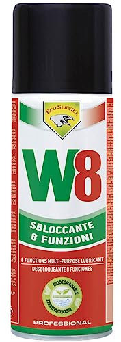 W8 Lubrificante spray ml.400 con otto funzioni con valvola erogatrice a 360