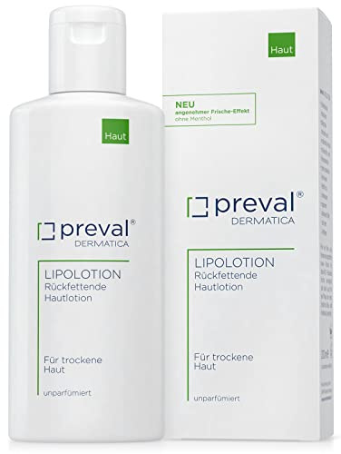 preval® LIPOLOTION 500 ml | Rückfettende Hautlotion mit viel Feuchtigkeit | Höchst verträglich, verleiht der Haut ein angenehm gepflegtes Gefühl und hinterlässt keinen Fettfilm
