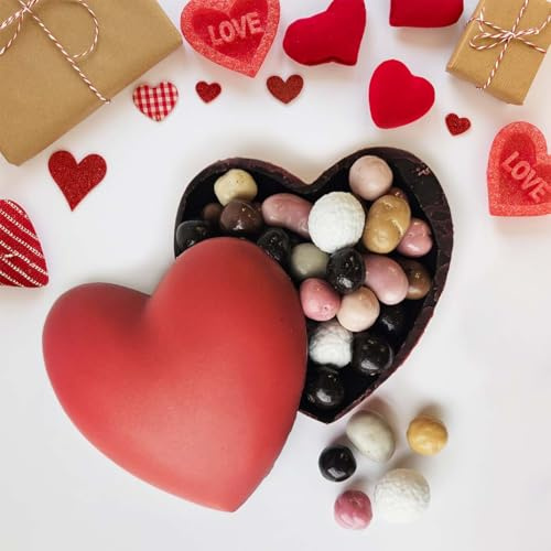 CHOCOLAT FETE DES MERES - COFFRET COEUR TOUT CHOCOLAT 170G - CHOCOLAT FETE MAMAN
