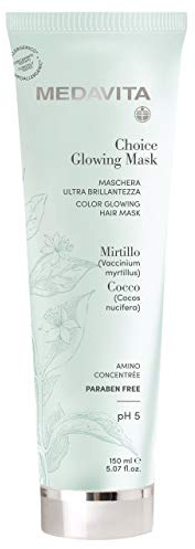 Medavita | Choice Color Glänzende Haarmaske, 150ml, Restrukturierende Maske für mehr Leuchtkraft