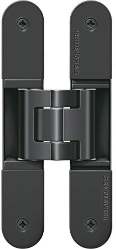 Türband Türbeschlag TECTUS TE 340 3D verdeckt schwarz beschichtet, 2 Stk