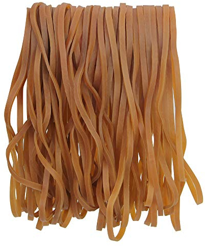 SNAGAROG 50 PZ Elastici in Gomma Elastici in Caucciù Elastici a Fettuccia Elastici Gomma Larghi Elastici Fettuccia Gomma Elastici Grandi Elastici per Ufficio Elastici Cancelleria Elastici da Ufficio