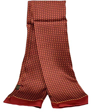 UK_Stone 100% Seide Paisley Blumen Halstuch Herren Schal